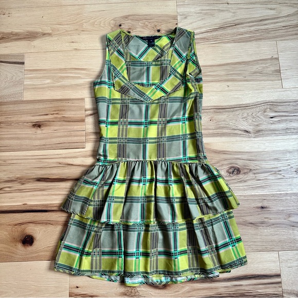 Marc by Marc Jacobs Women's Silk Sleeveless Ruffle Bottom Dress Size Small EUC - Picture 9 of 16